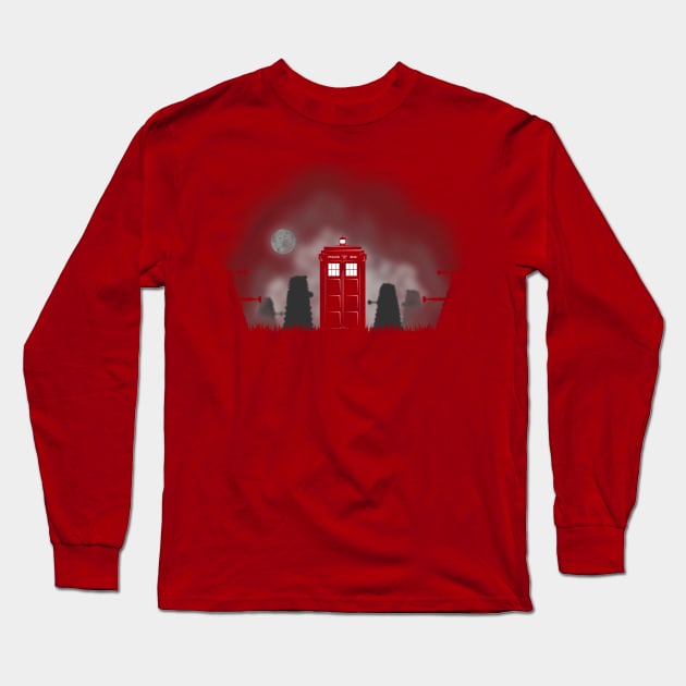 Time Lord's Halloween night Long Sleeve T-Shirt by Bomdesignz